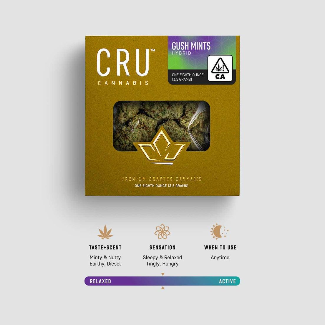 CRU Cannabis - Gush Mints 3.5g
