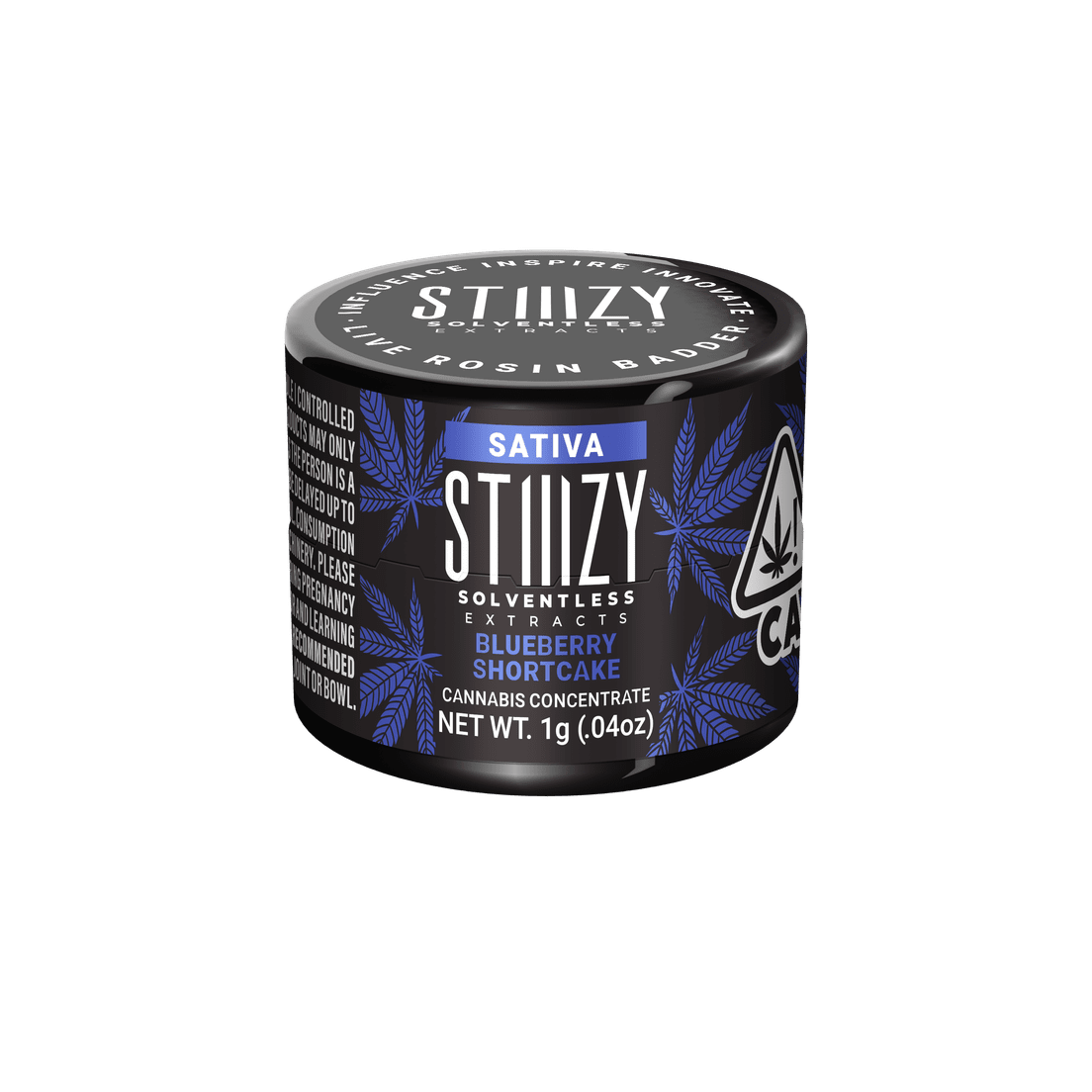 STIIIZY EXTRACTS - 1G LIVE ROSIN BADDER - BLUEBERRY SHORTCAKE