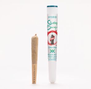 1 x 0.5g Infused Sticky Banger Pre-Roll Hybrid Coca Cola by KushKraft