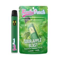 Kushy Punch - Sour Apple Blast - All In One - 1g - Hybrid