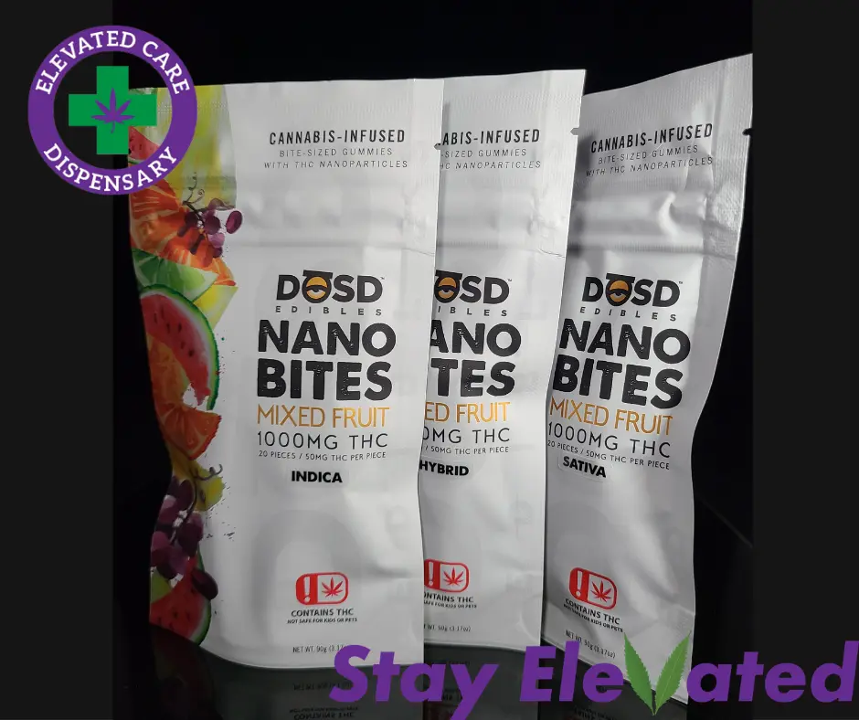 Dosd Nano Bites 1000mg - Mixed Fruit - Sativa