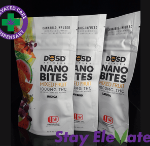 Dosd Nano Bites 1000mg - Mixed Fruit - Sativa