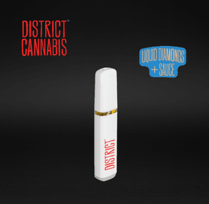 District Cannabis | Kush Mints | Liquid Diamond and Sauce Disposable Cartridge | 1g | Hybrid