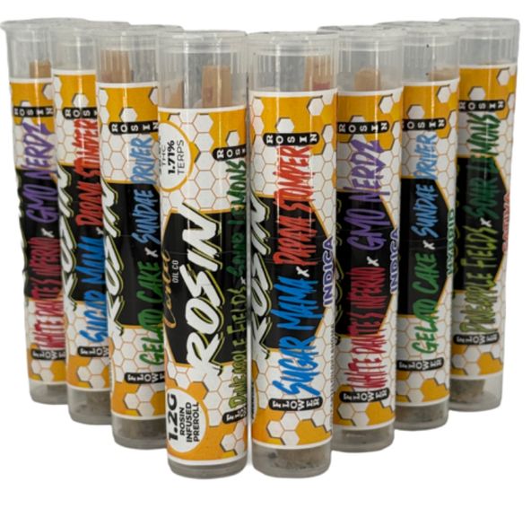 Cartel Oil Co - Rosin Infused Pre-Roll 1.2g - Hybrid - Gelato Cake x Sundae Driver
