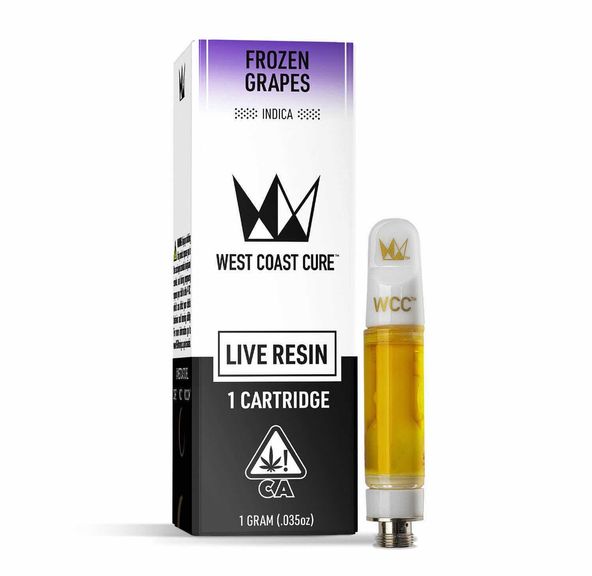 West Coast Cure - Frozen Grapes Live Resin Cartridge - 1g