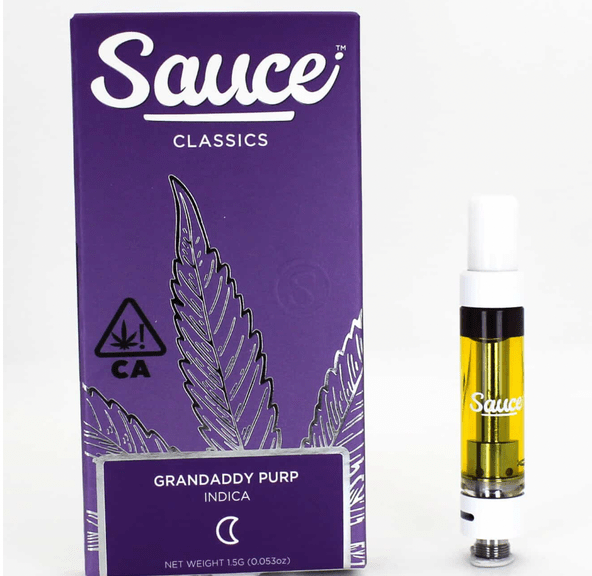 Sauce 1.5G 510 Cart Grandaddy Purp
