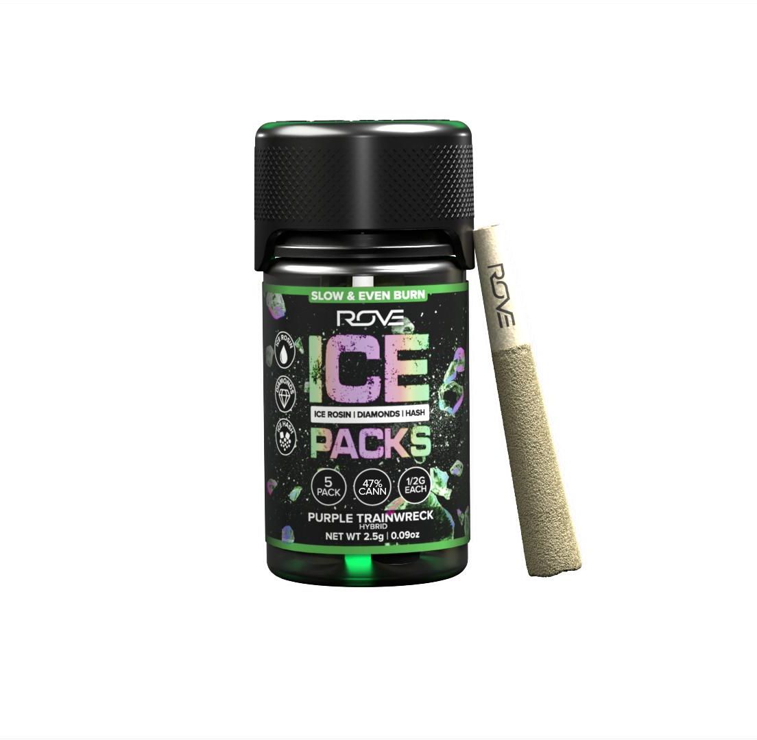 Rove Ice Packs - Purple Trainwreck 5pk 3x Infused Pr