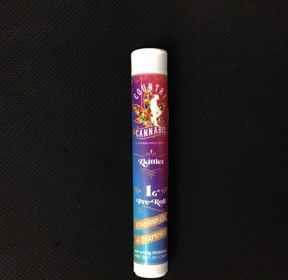 Country Cannabis - Infused Preroll - Zkittles - 1gm - Hybrid