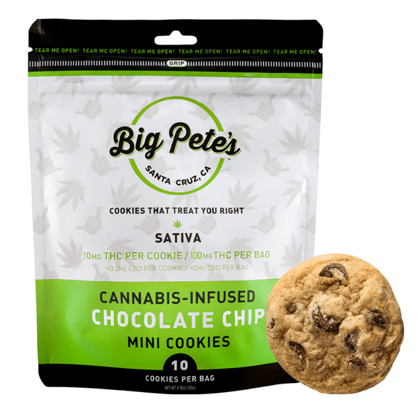 Big Pete's - Chocolate Chip Cookies (Sativa 10pk)