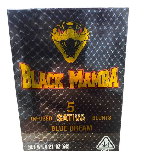 Black Mamba - Blue Dream - 5 Pack Infused Blunts 6 Grams