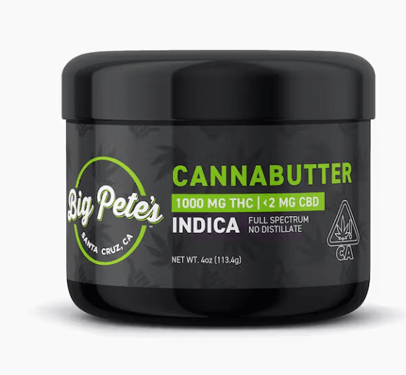 BIG PETES- CANNABUTTER INDICA 1000MG