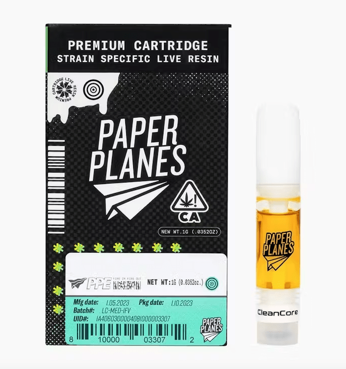 Paper Planes - Li Hing Aloha Live Resin Vape Cartridge 1g