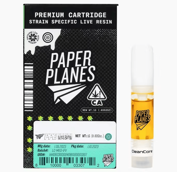 Paper Planes - Li Hing Aloha Live Resin Vape Cartridge 1g