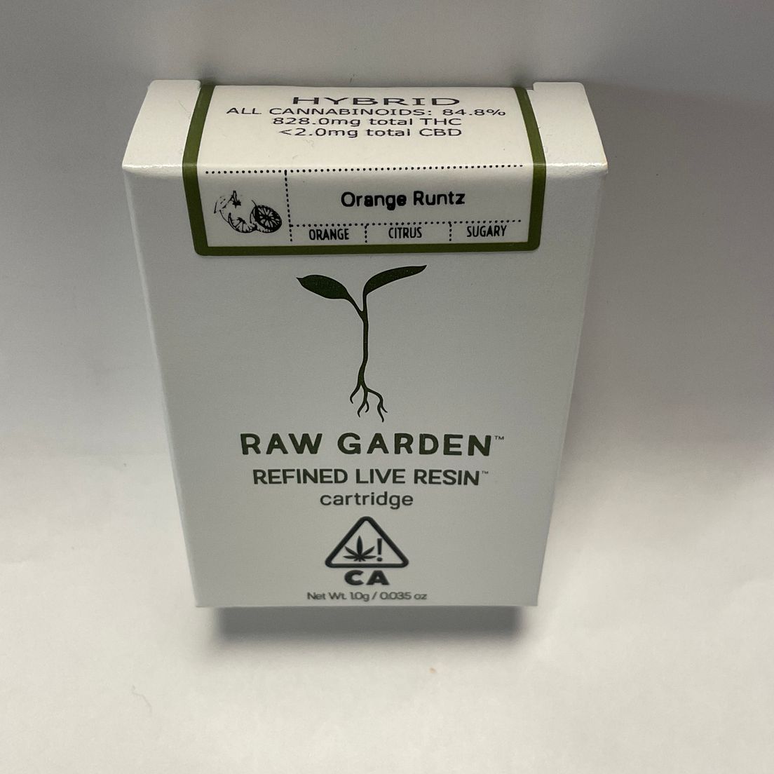 Raw Garden - Orange Runtz - Cartridge - 1g