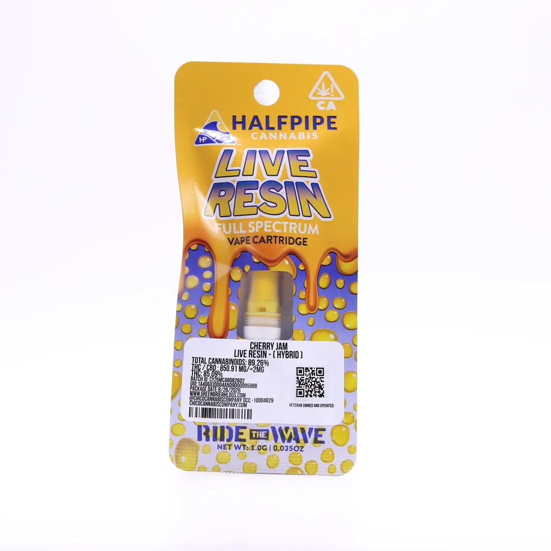 Halfpipe - CHERRY JAM 1G CARTRIDGE