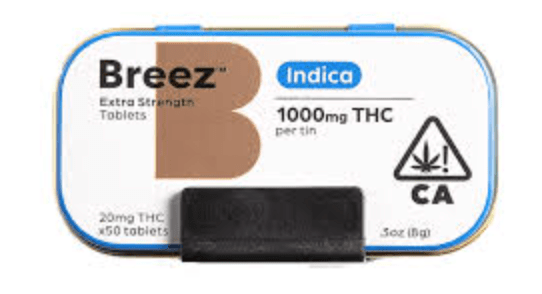 BREEZ EXTRA STRENGTH TIN- INDICA 1000MG