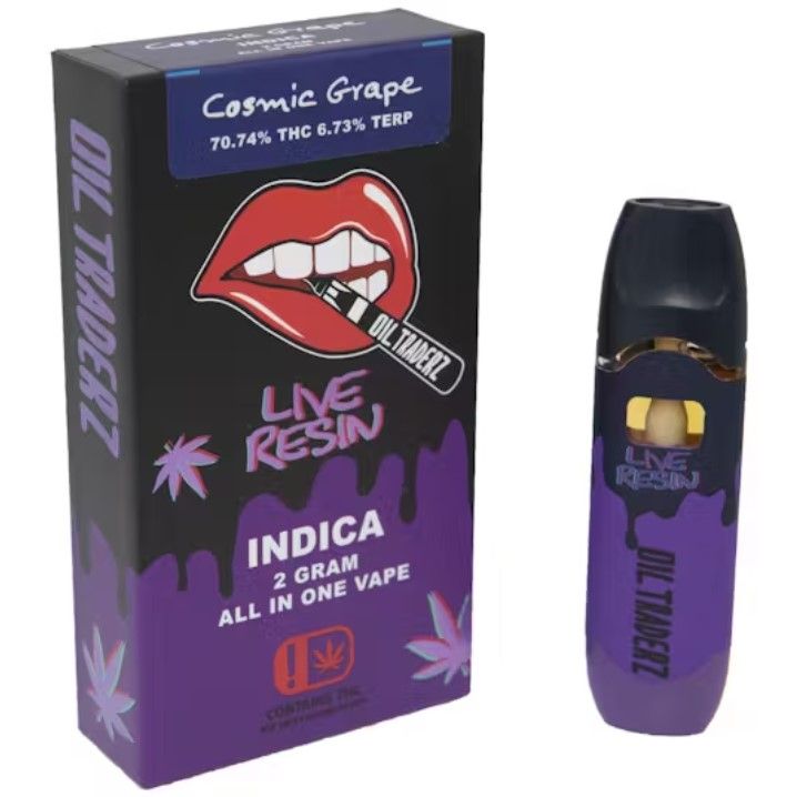 Cosmic Grape Live Resin Disposable - Oil Traderz (Indica)