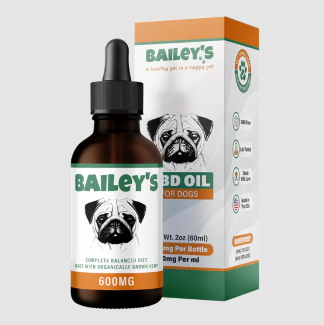 BAILEY'S CBD OIL FOR DOGS 600MG