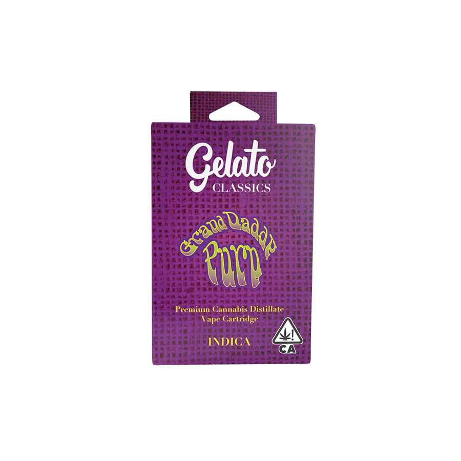 Gelato - Grand Daddy Purp Classics Indica Vape Cartridge 1g