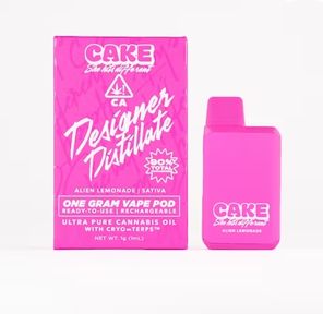 Cake - Alien Lemonade - Designer Distillate Disposable Vape 1.25g
