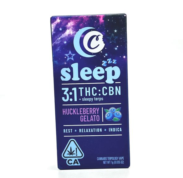 Cookies- SLEEP HUCKLEBERRY GELATO 3:1 THC/CBN 1G CARTRIDGE
