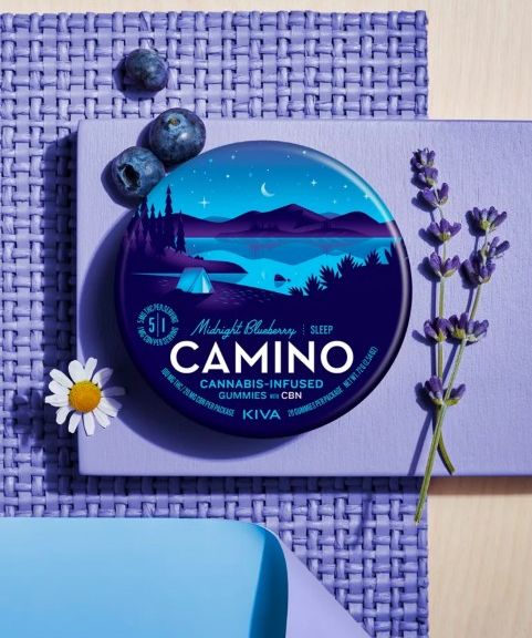 Camino Midnight Blueberry 5:1 CBN Gummies