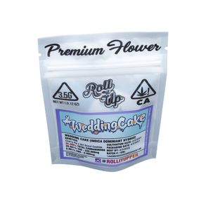 Roll It Up Wedding Cake