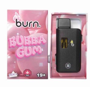 3 Gram Burn Disposable Vapes – Bubba Gum (Indica) (3 Gram)