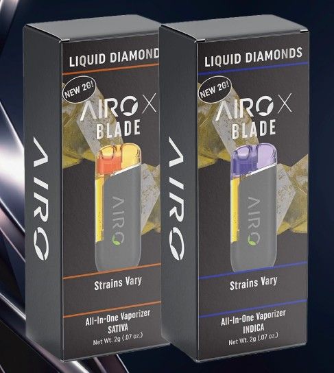 AiroX | Liquid Diamonds : 2g Disposable : Lemon Z x Red Velvet