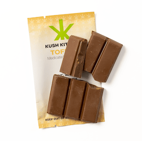 200mg Milk Chocolate & Toffee Bar by Kush Kitchen