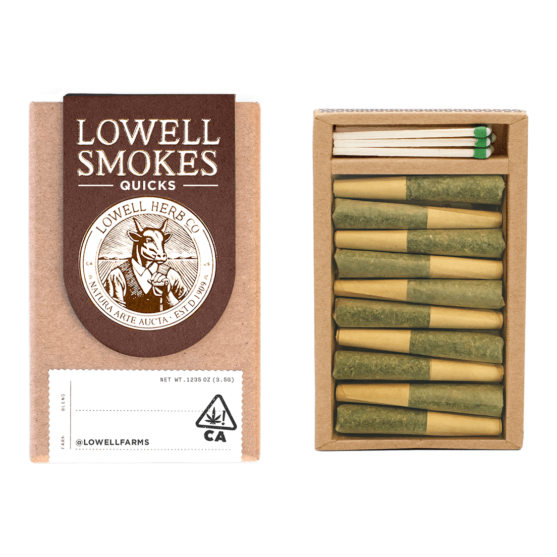 Lowell- Quicks The Zen Hybrid 10PK Prerolls 3.5g (H)