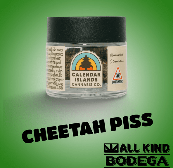 Cheetah Piss 3.5g Flower (@calendarislands)