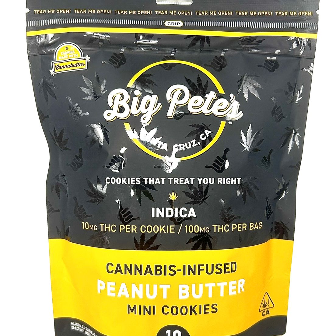 Big Pete’s - Peanut Butter Cookies - Indica! - 100mg