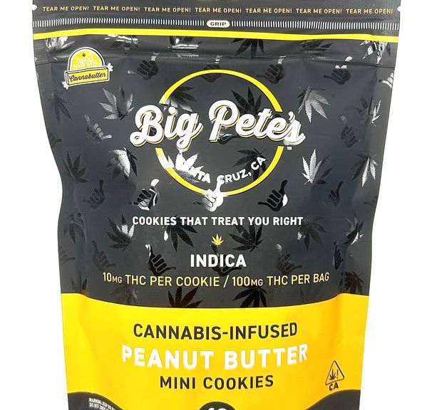 Big Pete’s - Peanut Butter Cookies - Indica! - 100mg