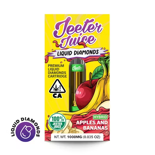 Juice Liquid Diamonds Vape Cartridge - Apples and Bananas