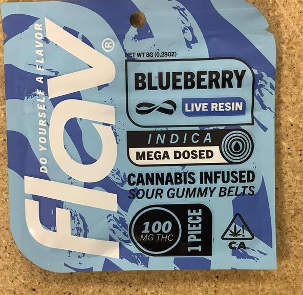 Flav - Macro Belt - Blueberry - Live Resin - 100mg