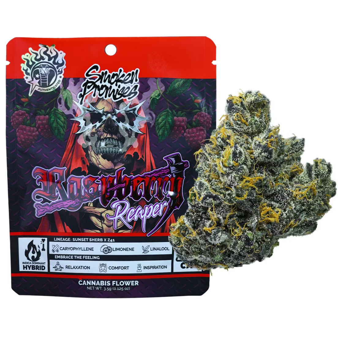 Smoken Promises - Raspberry Reaper - 3.5g Flower