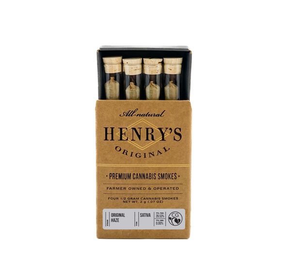 Henry's Original- Original Haze Prerolls 4pk 2g (S)