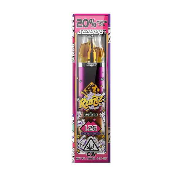 Sluggers Runtz 1.2g Disposable Vape 82.1%