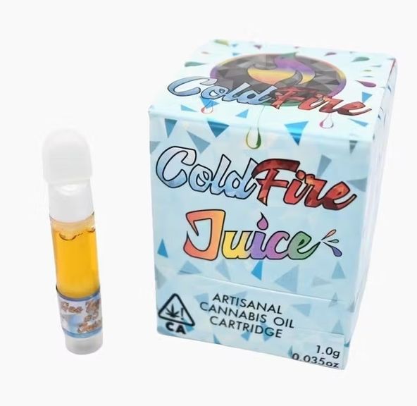 Coldfire Extracts - Rainbow Sherbet x Pink Guava Juice Vape Cart (Cured Resin) - 1g