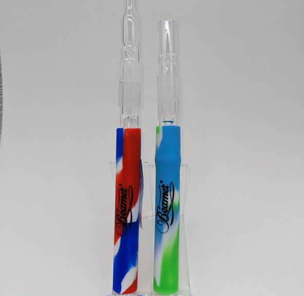 BEAMER 3-PC DAB N' FLOWER STRAW PIPE $15