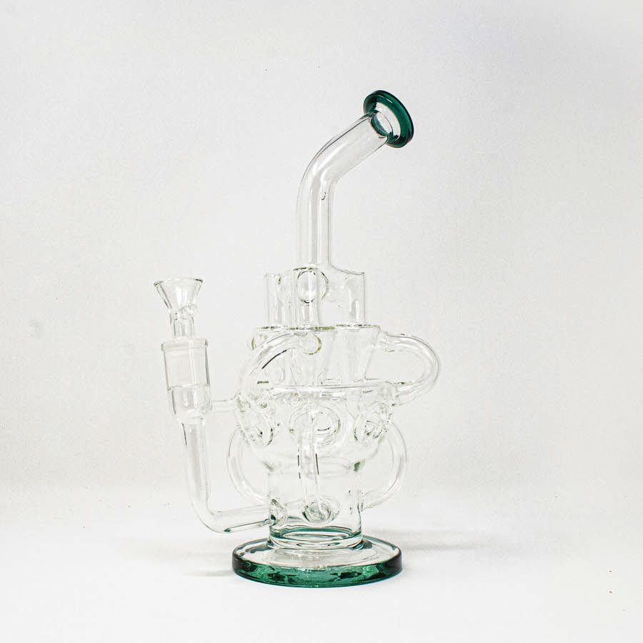 10” Glass Dab Rig, Gravity Defying Design