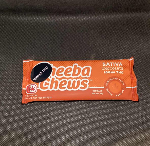 Chocolate SATIVA - Cheeba 100mg Taffy