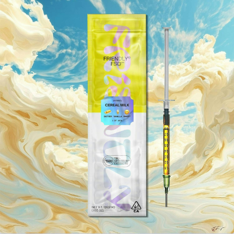 FRIENDLY BRAND LIVE RESIN- 1G FULL SPECTRUM OIL CEREAL MILK