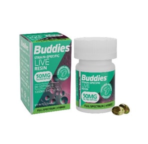 Live Resin 50mg Hybrid Capsule 20pc 18.00 g