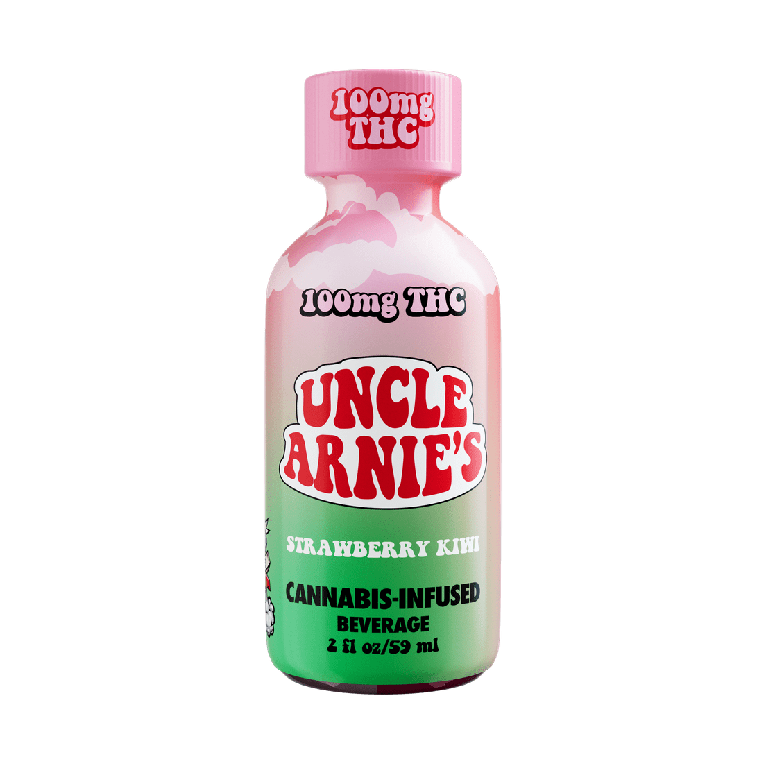 Uncle Arnie's Shot Strawberry Kiwi 100mg