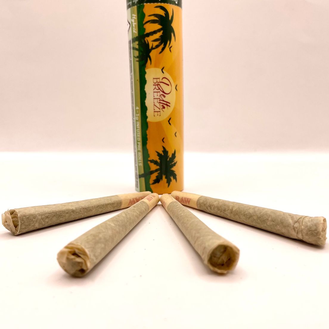 4g Blasted Blue Cookies (Hybrid) Diamond/THCA Infused Prerolls - Delta Breeze