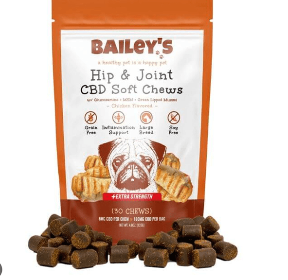 BAILEY'S- CBD SOFT CHEWS 180MG CHICKEN FLAVOR