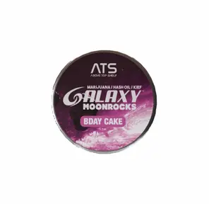 Galaxy: Moonrocks Birthday Cake