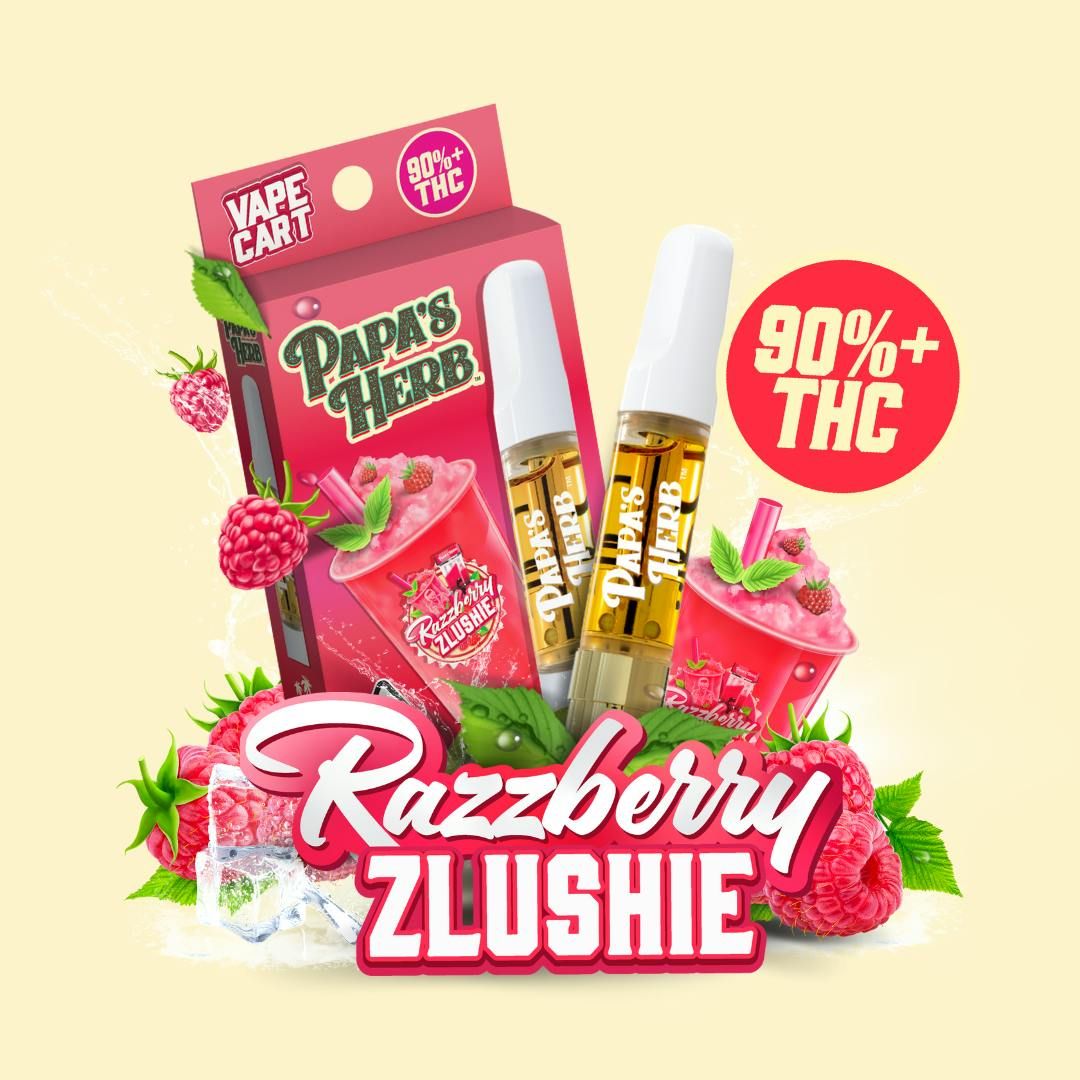 Papa's Herb - Vape Cart - 1g - Razzberry Zlushie